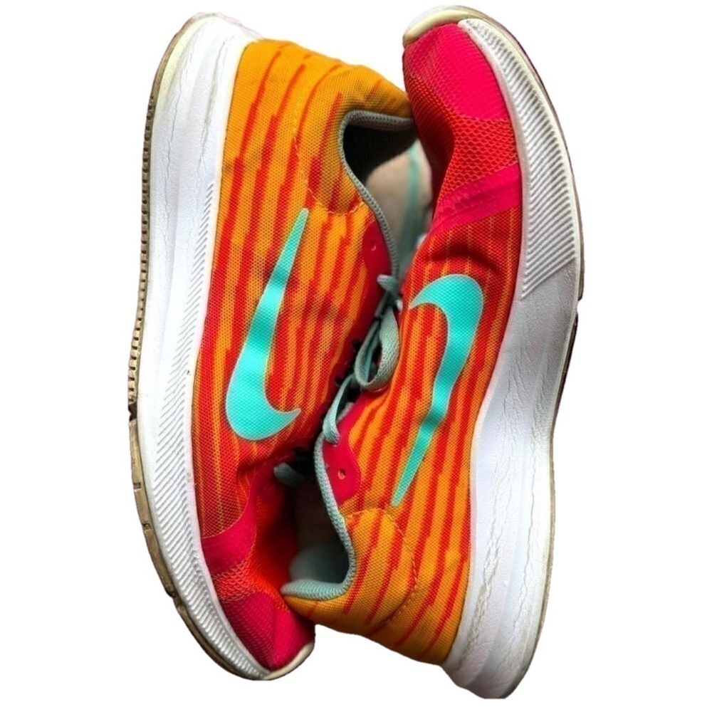 NIKE DOWNSHIFTERS neon colored athletic running sneakers